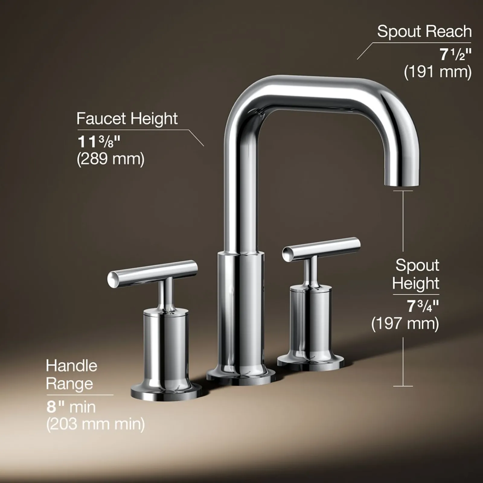 Deck-mount bath faucet trim with Lever handles^Kohler Outlet