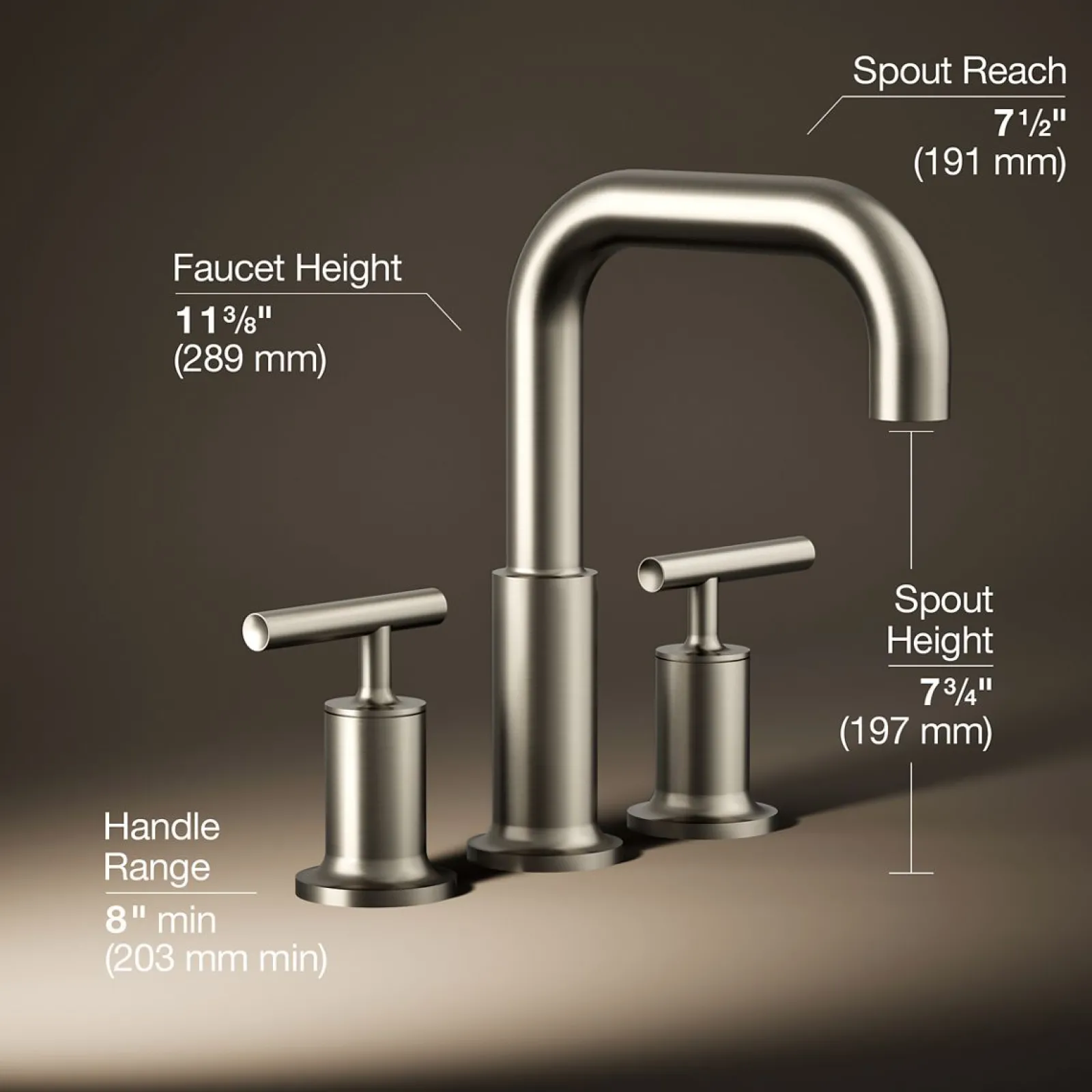 Deck-mount bath faucet trim with Lever handles^Kohler Outlet