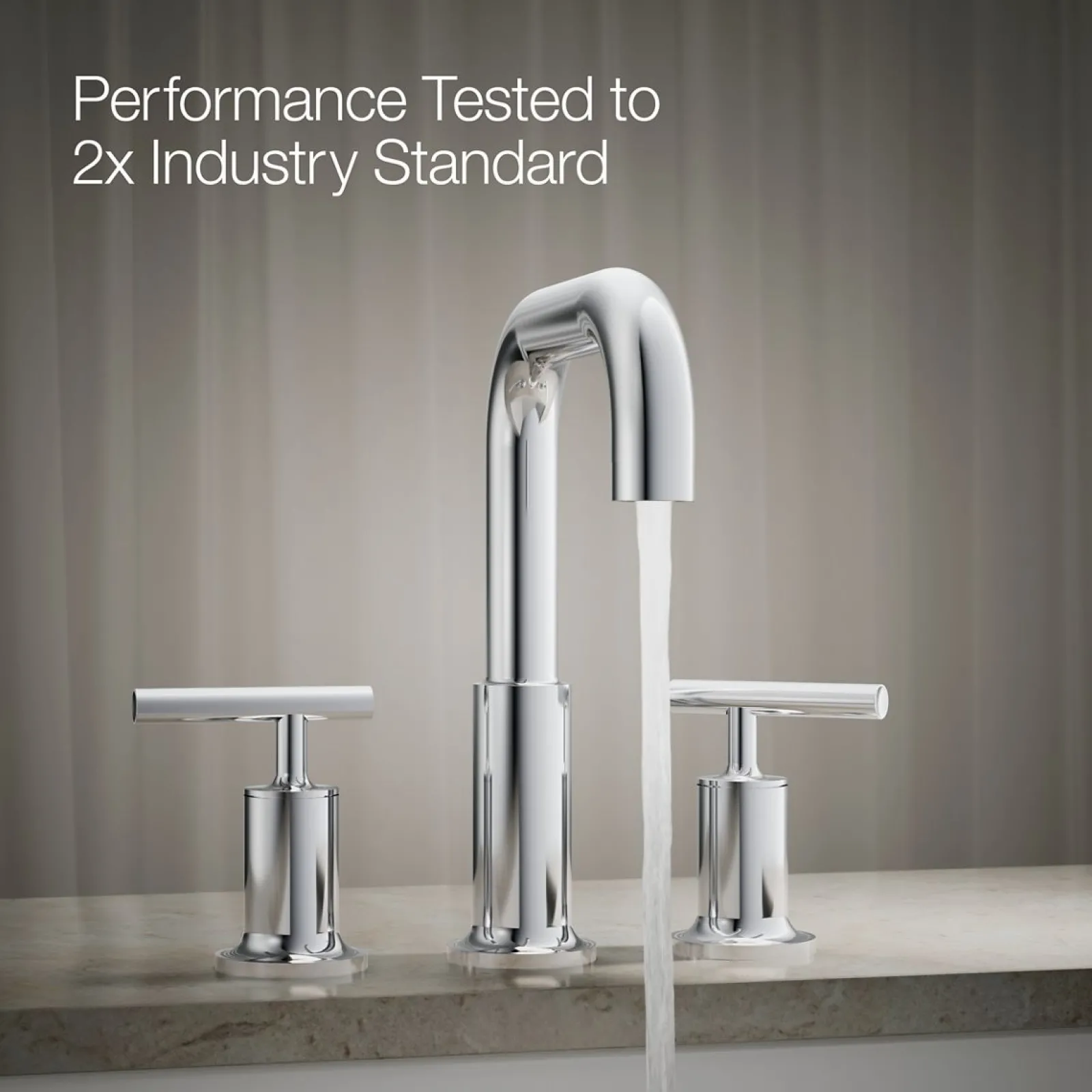 Deck-mount bath faucet trim with Lever handles^Kohler Outlet