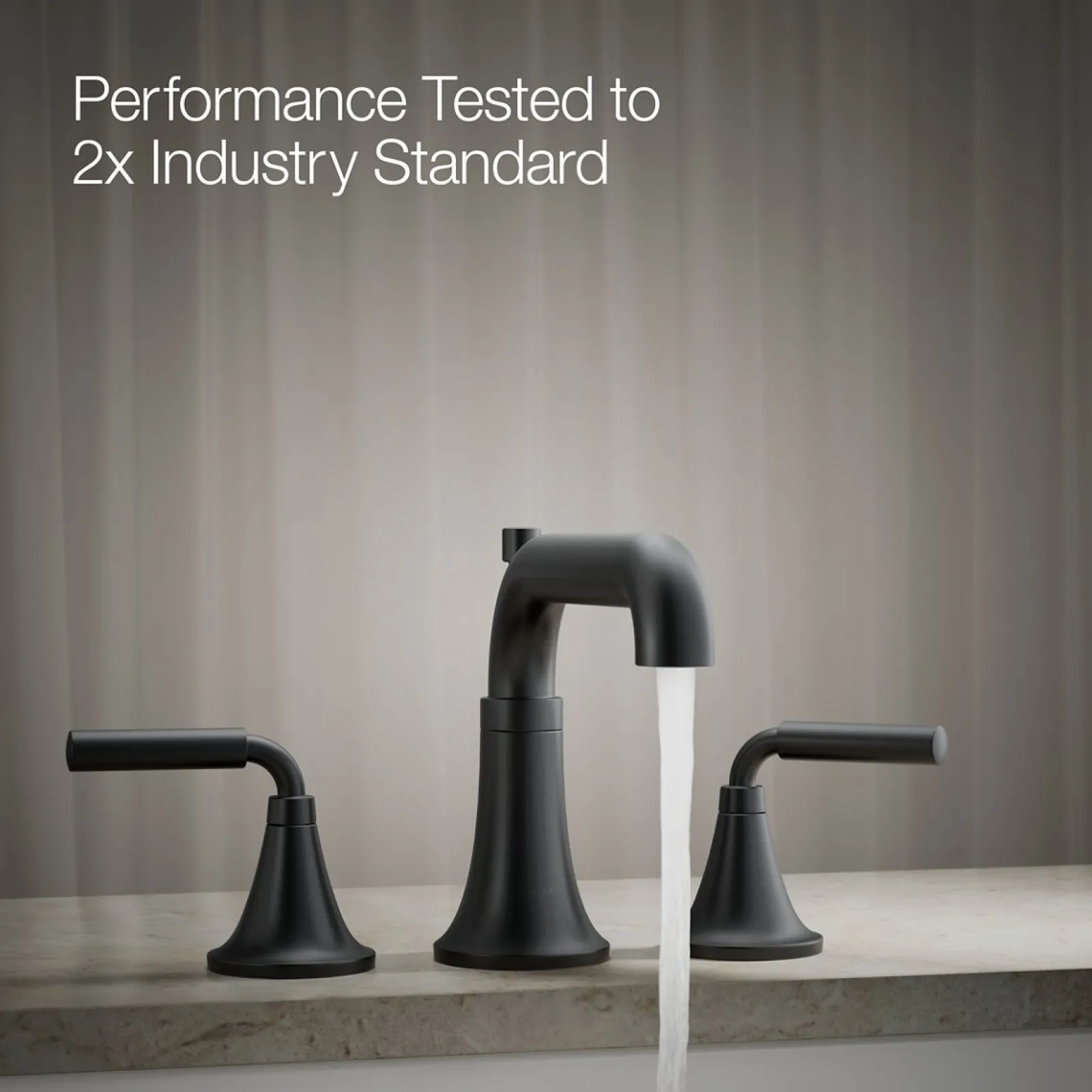 Deck-mount bath faucet trim with diverter^Kohler Best