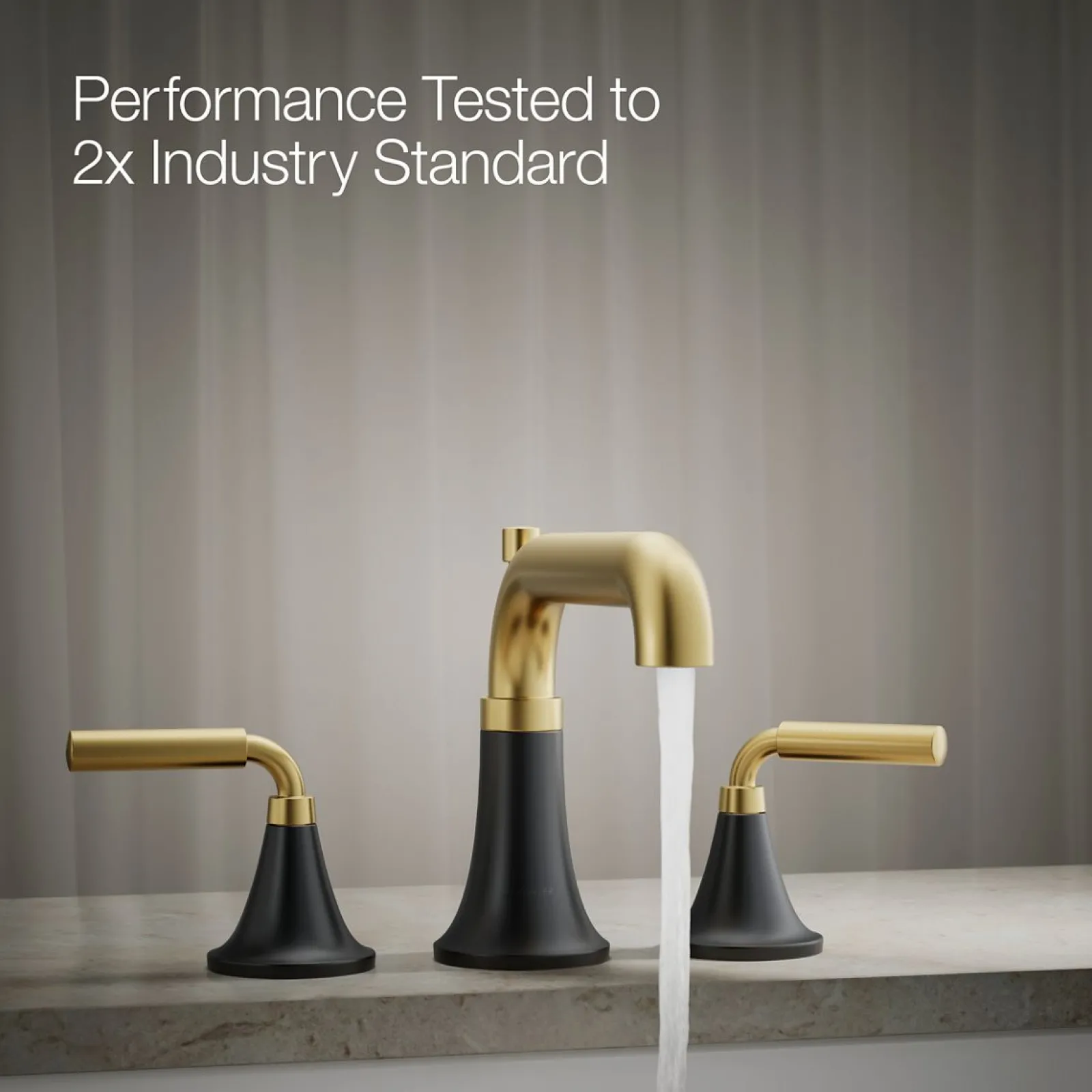 Deck-mount bath faucet trim with diverter^Kohler Best