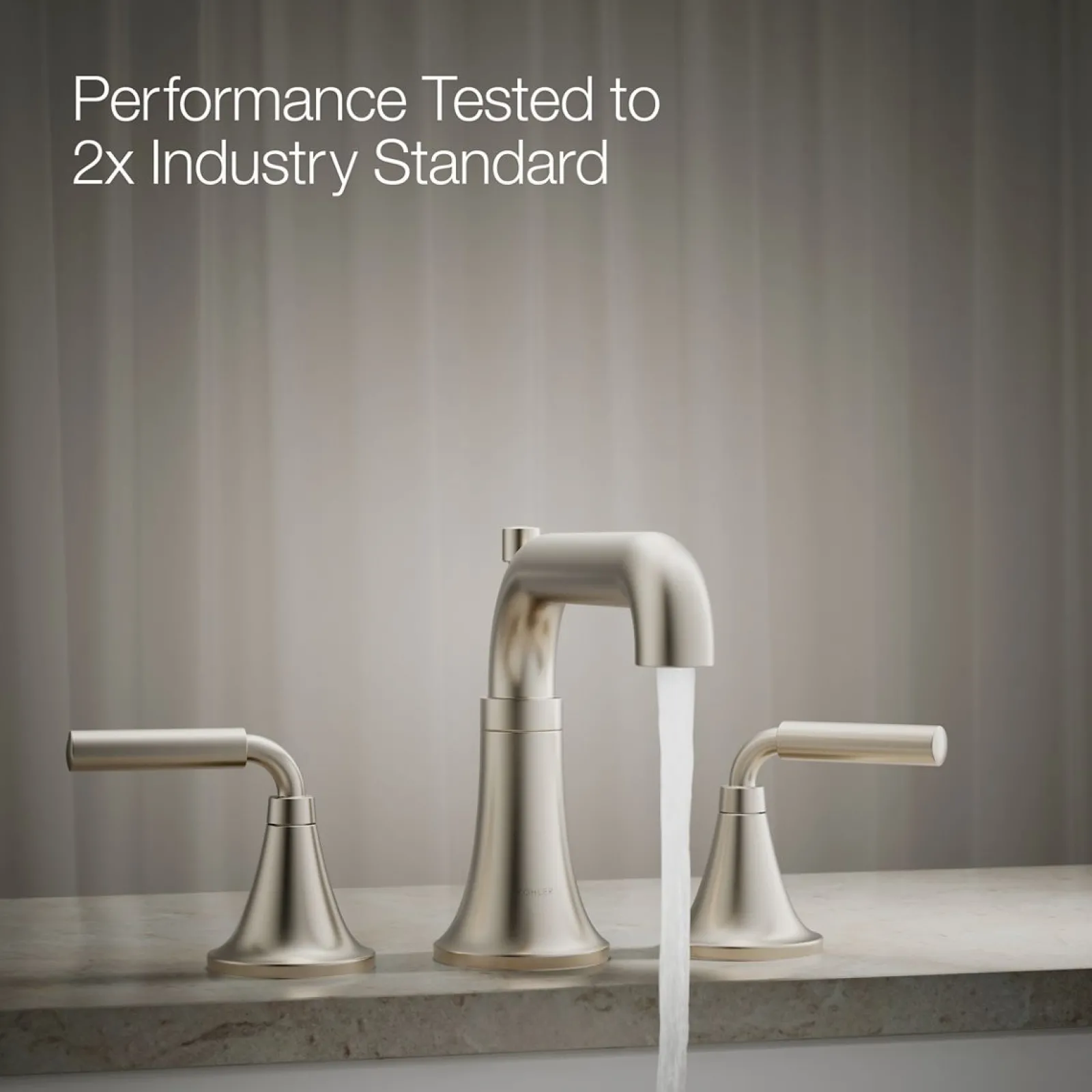 Deck-mount bath faucet trim with diverter^Kohler Best