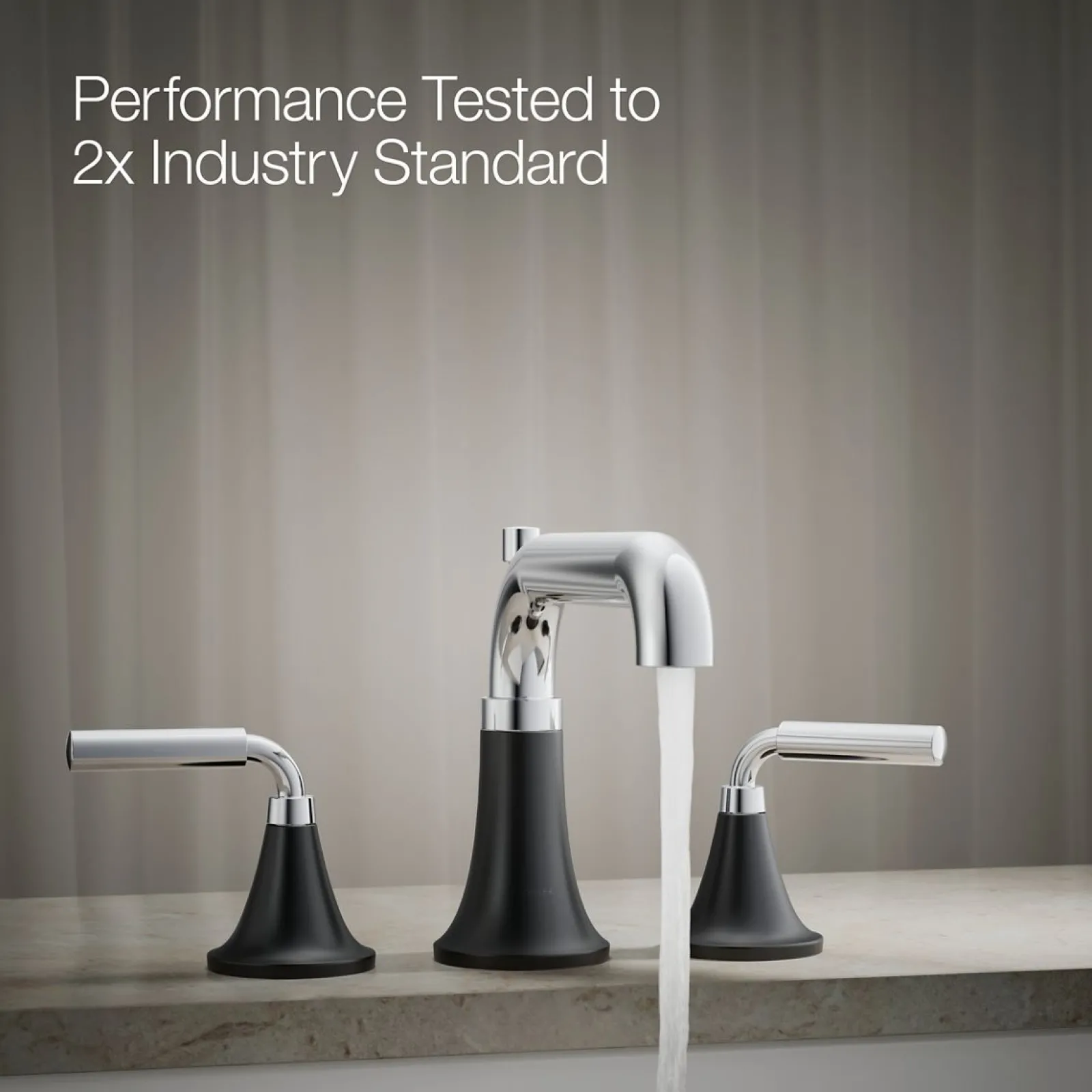 Deck-mount bath faucet trim with diverter^Kohler Best