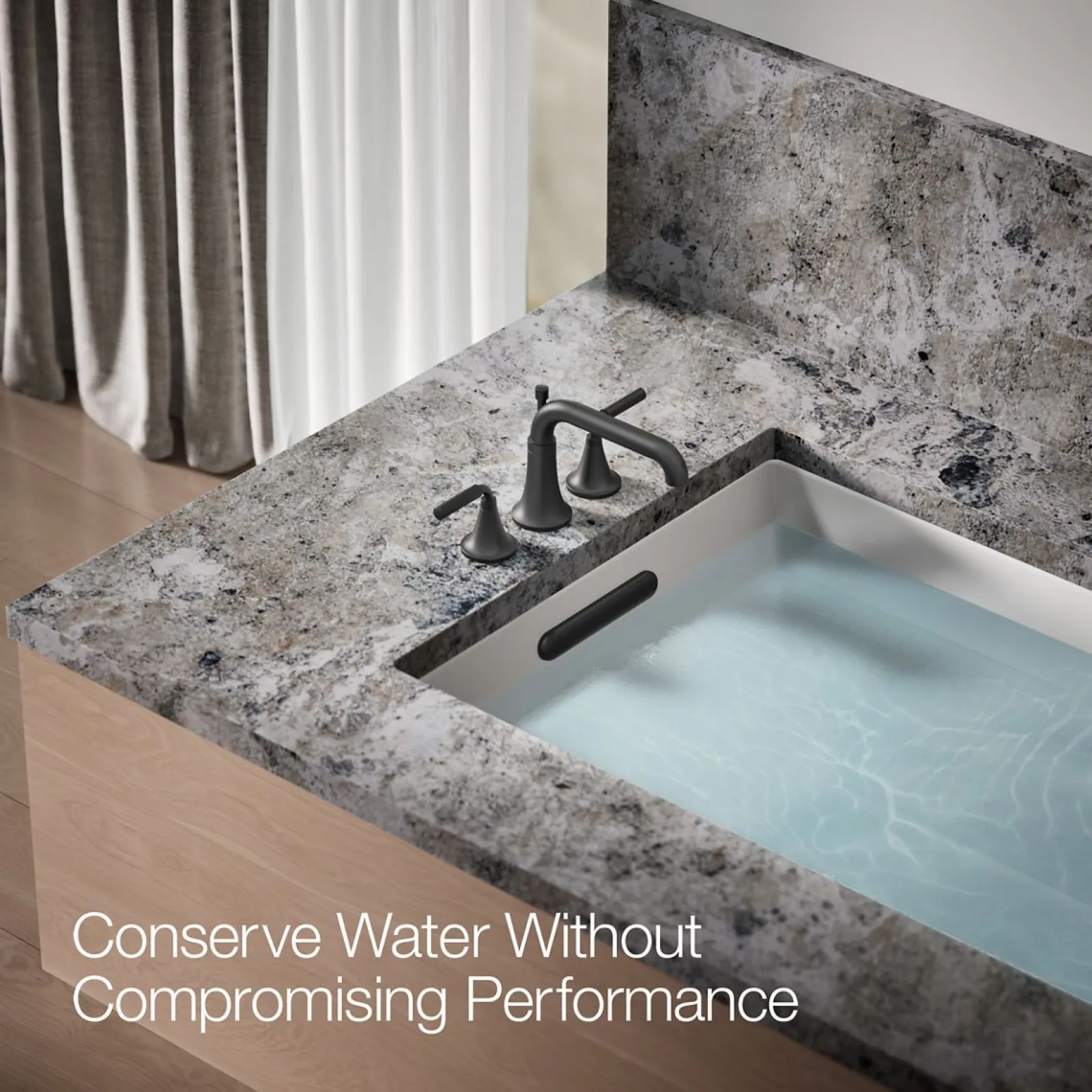 Deck-mount bath faucet trim with diverter^Kohler Best