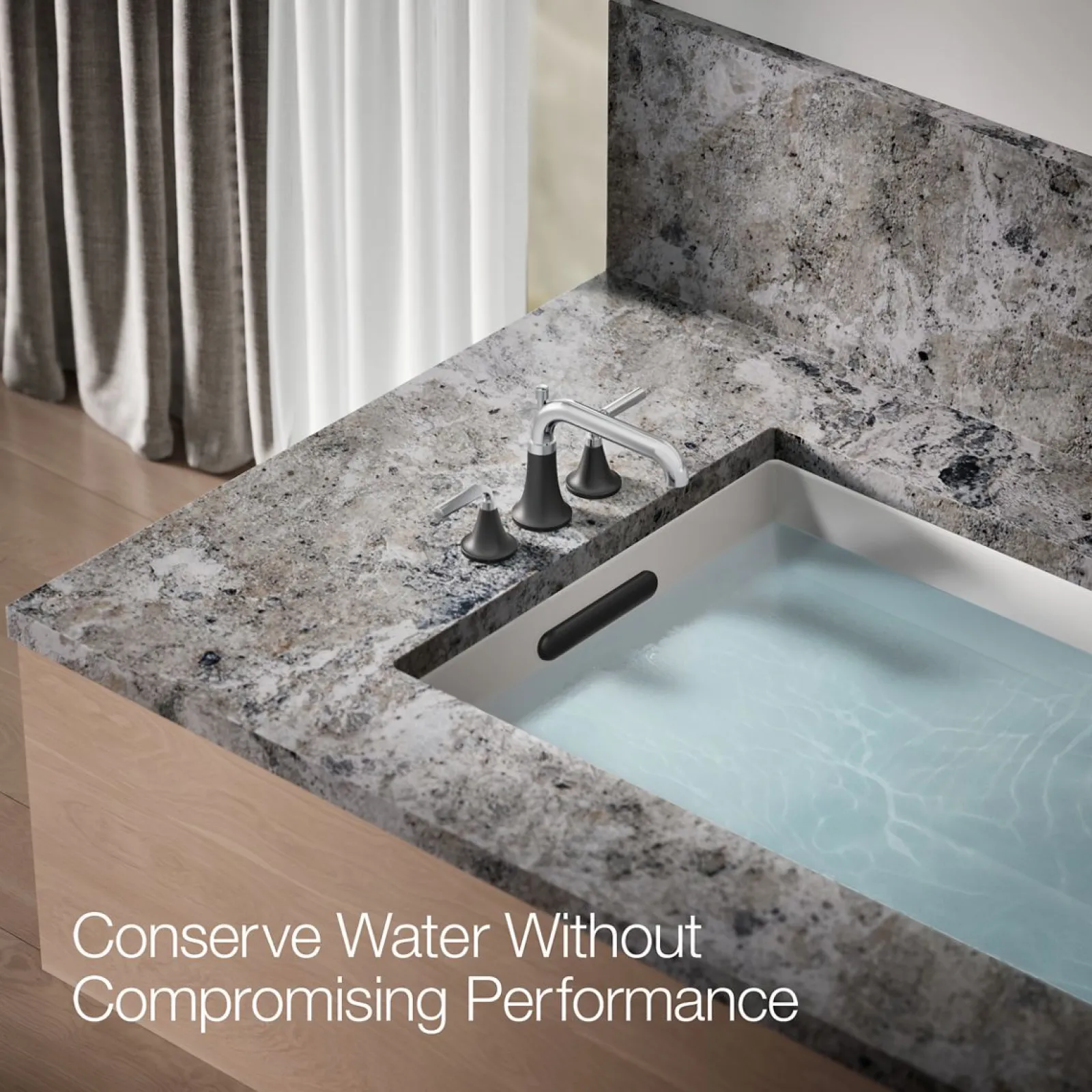 Deck-mount bath faucet trim with diverter^Kohler Best