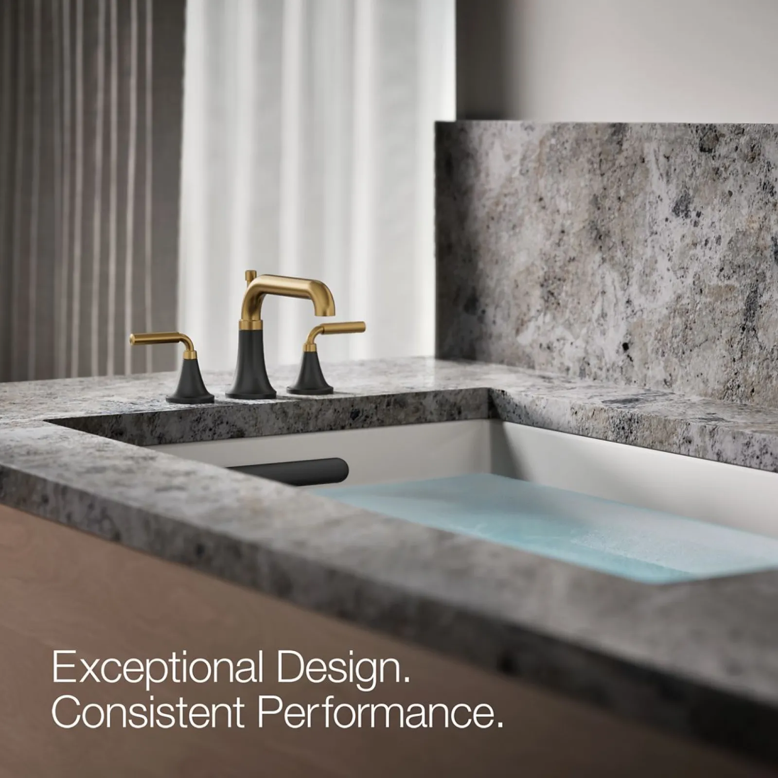 Deck-mount bath faucet trim with diverter^Kohler Best