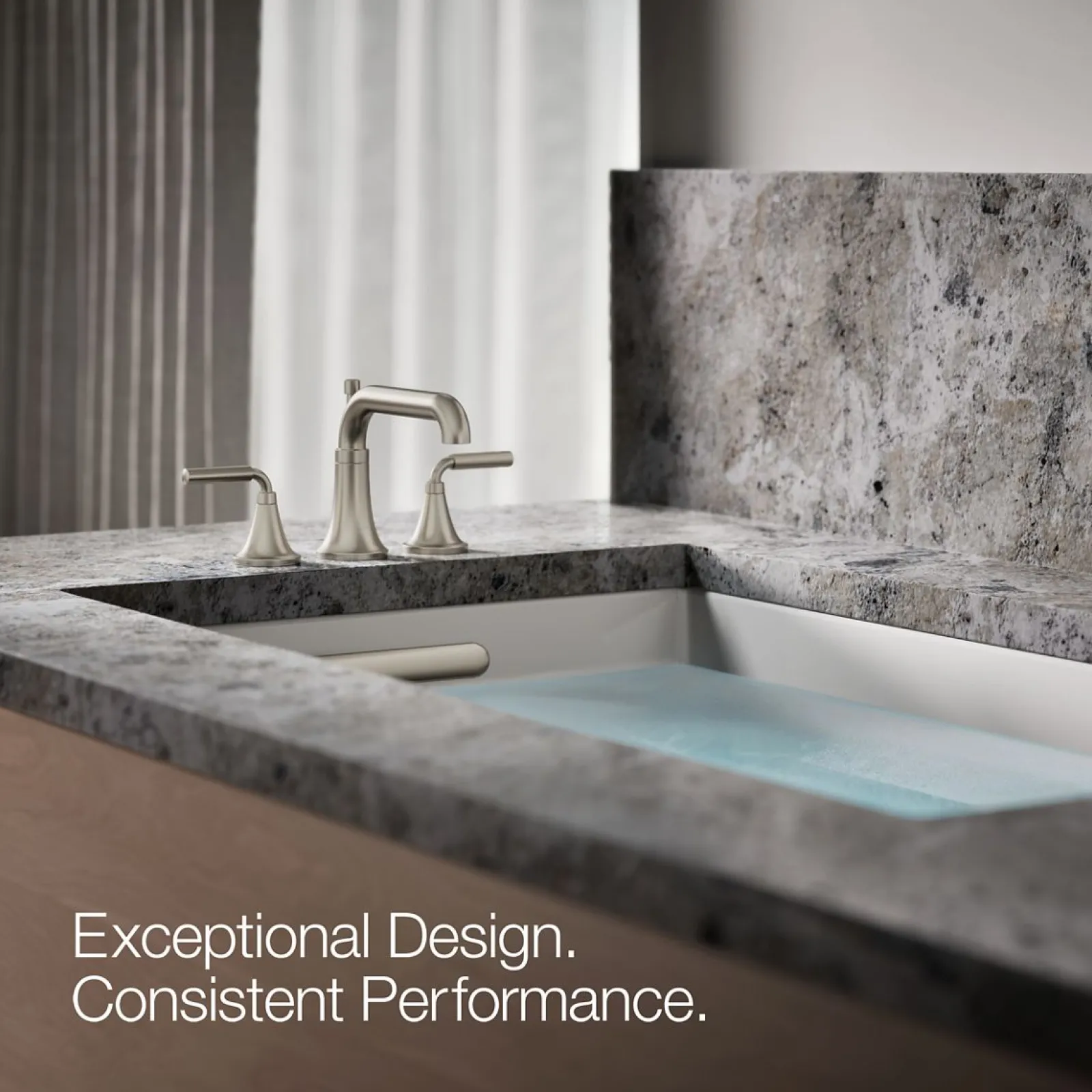 Deck-mount bath faucet trim with diverter^Kohler Best
