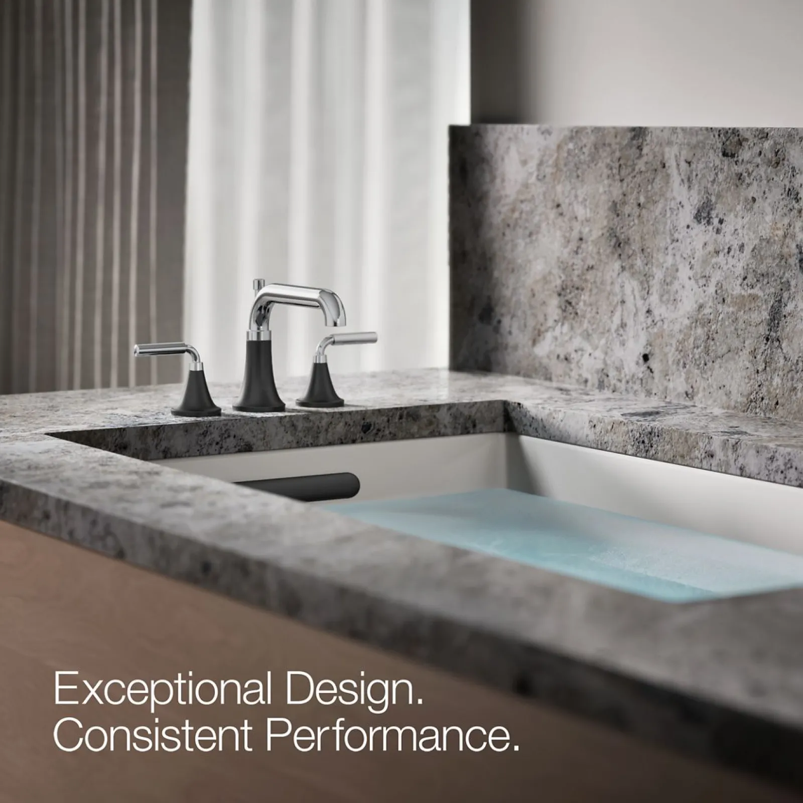 Deck-mount bath faucet trim with diverter^Kohler Best
