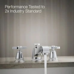 Deck-mount bath faucet trim with cross handles^Kohler Discount