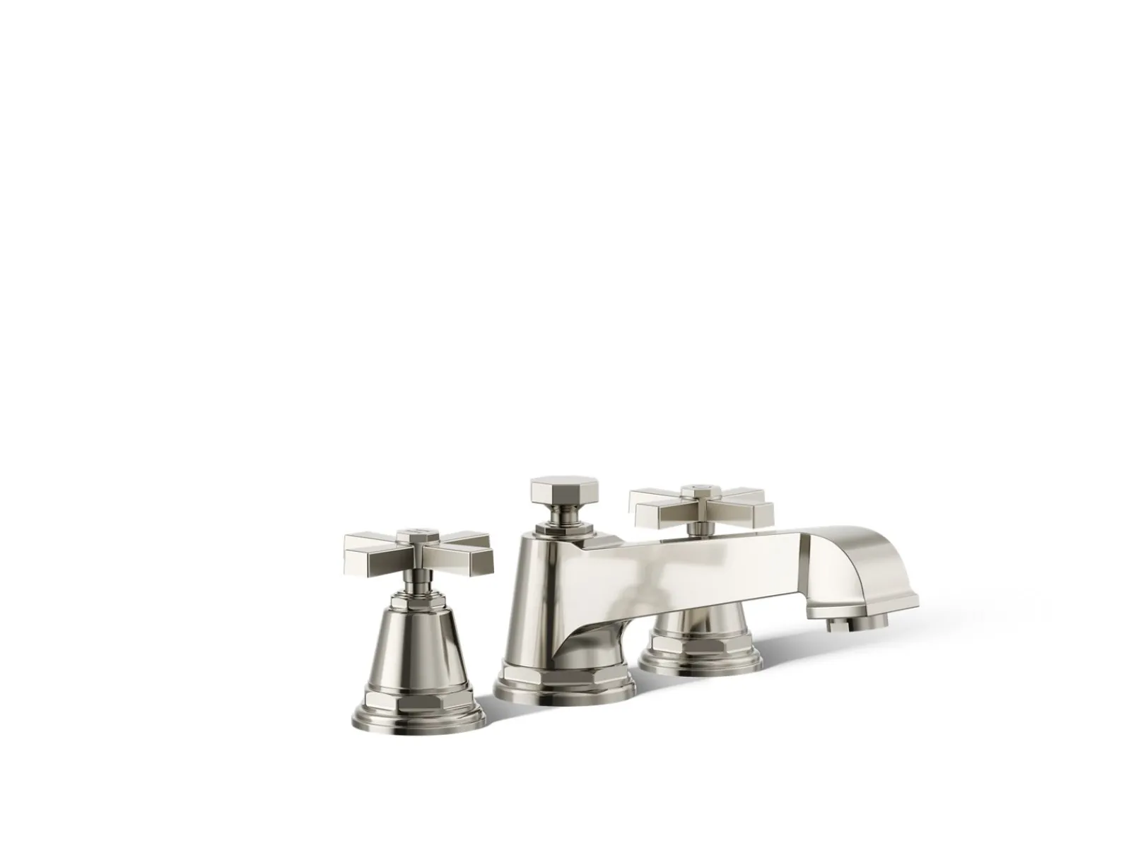 Deck-mount bath faucet trim with cross handles^Kohler Discount