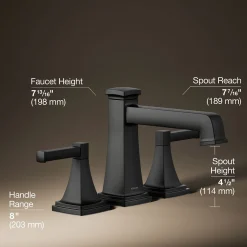 Deck-mount bath faucet trim with diverter^Kohler Hot