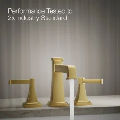 Deck-mount bath faucet trim with diverter^Kohler Hot