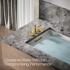 Deck-mount bath faucet trim with diverter^Kohler Hot