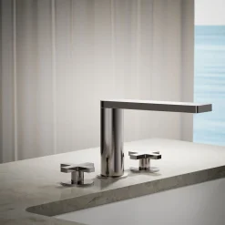Deck-mount bath faucet with cross handles^Kohler Online