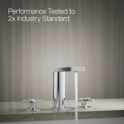 Deck-mount bath faucet with cross handles^Kohler Online