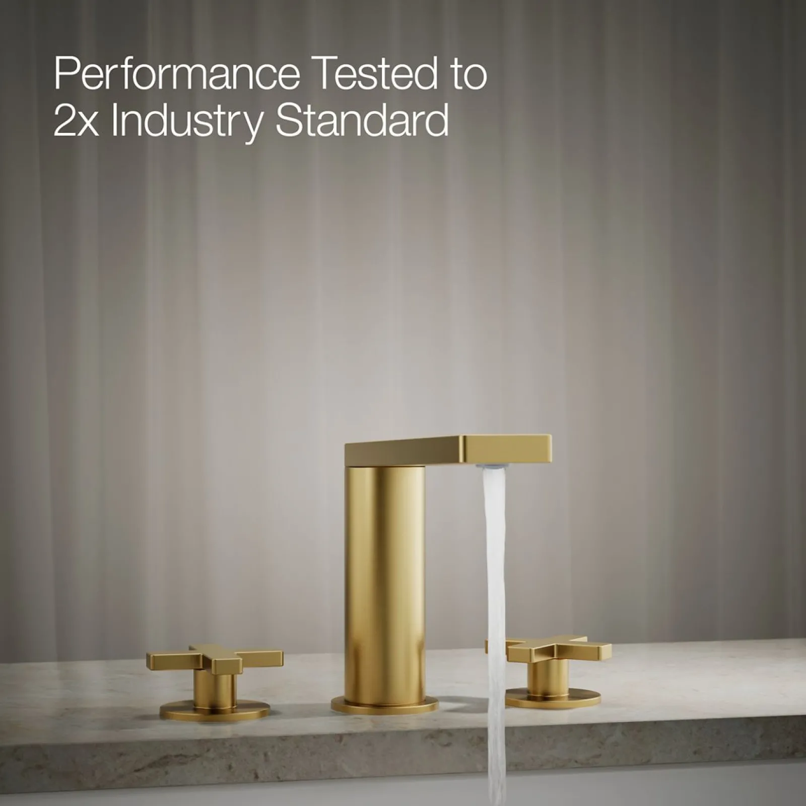 Deck-mount bath faucet with cross handles^Kohler Online