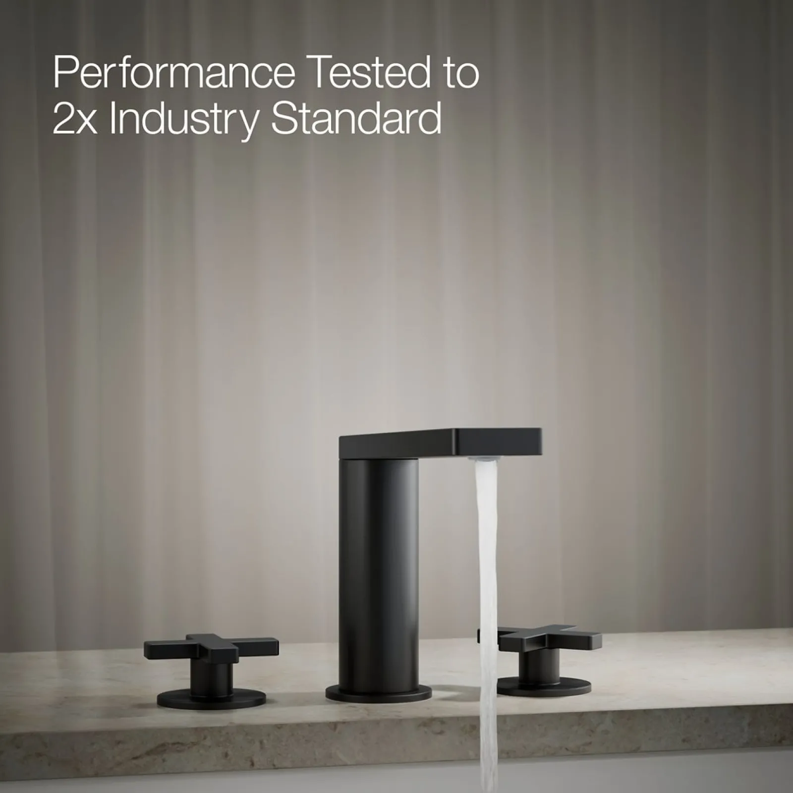 Deck-mount bath faucet with cross handles^Kohler Online