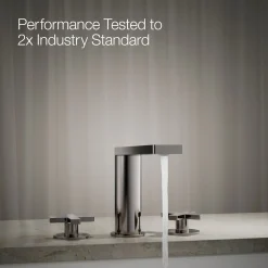 Deck-mount bath faucet with cross handles^Kohler Online