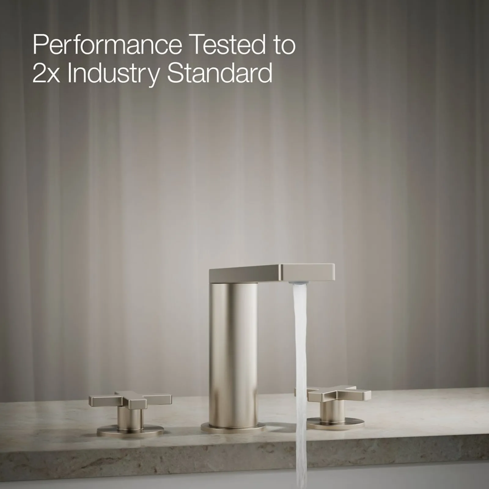 Deck-mount bath faucet with cross handles^Kohler Online
