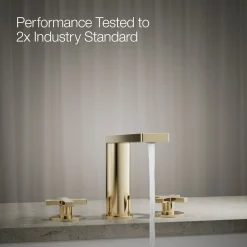 Deck-mount bath faucet with cross handles^Kohler Online