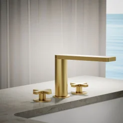 Deck-mount bath faucet with cross handles^Kohler Online
