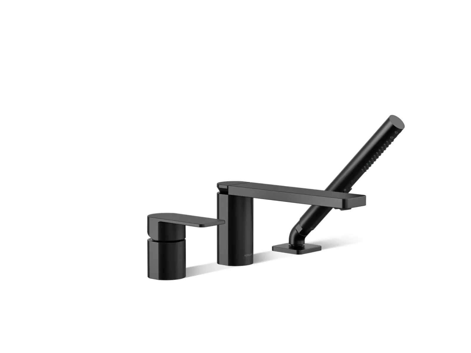 Deck-mount bath faucet with handshower^Kohler Online