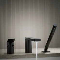 Deck-mount bath faucet with handshower^Kohler Online