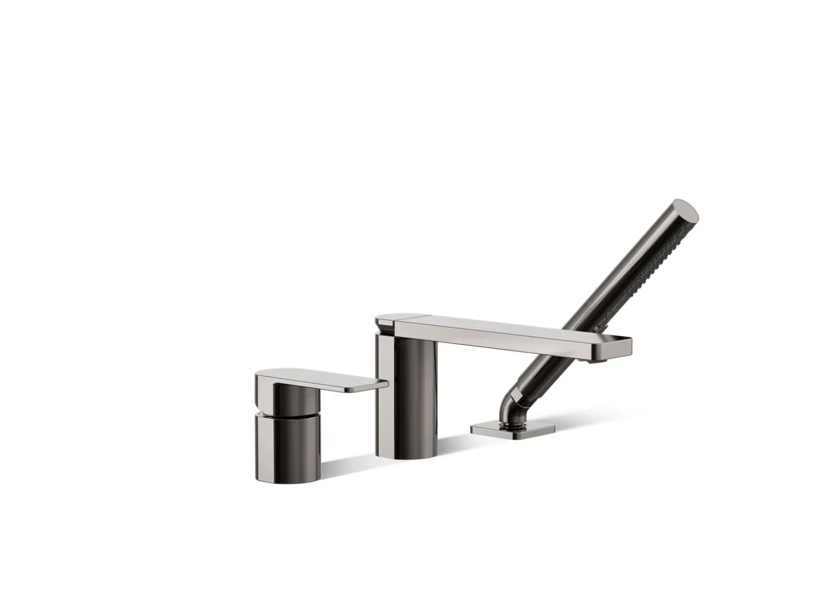 Deck-mount bath faucet with handshower^Kohler Online