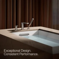 Deck-mount bath faucet with handshower^Kohler Best
