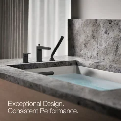 Deck-mount bath faucet with handshower^Kohler New