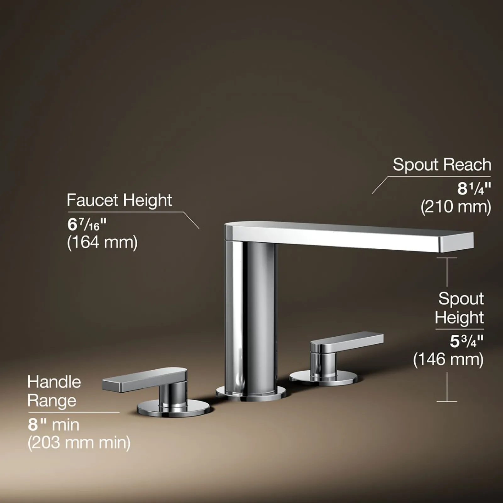 Deck-mount bath faucet with lever handles^Kohler Discount