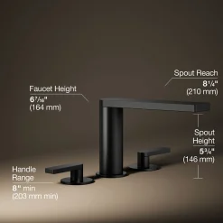 Deck-mount bath faucet with lever handles^Kohler Discount