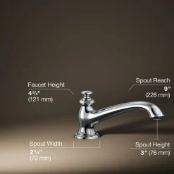Deck-mount bath spout with flare design^Kohler Sale