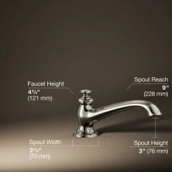 Deck-mount bath spout with flare design^Kohler Sale