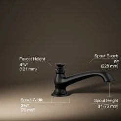 Deck-mount bath spout with flare design^Kohler Sale