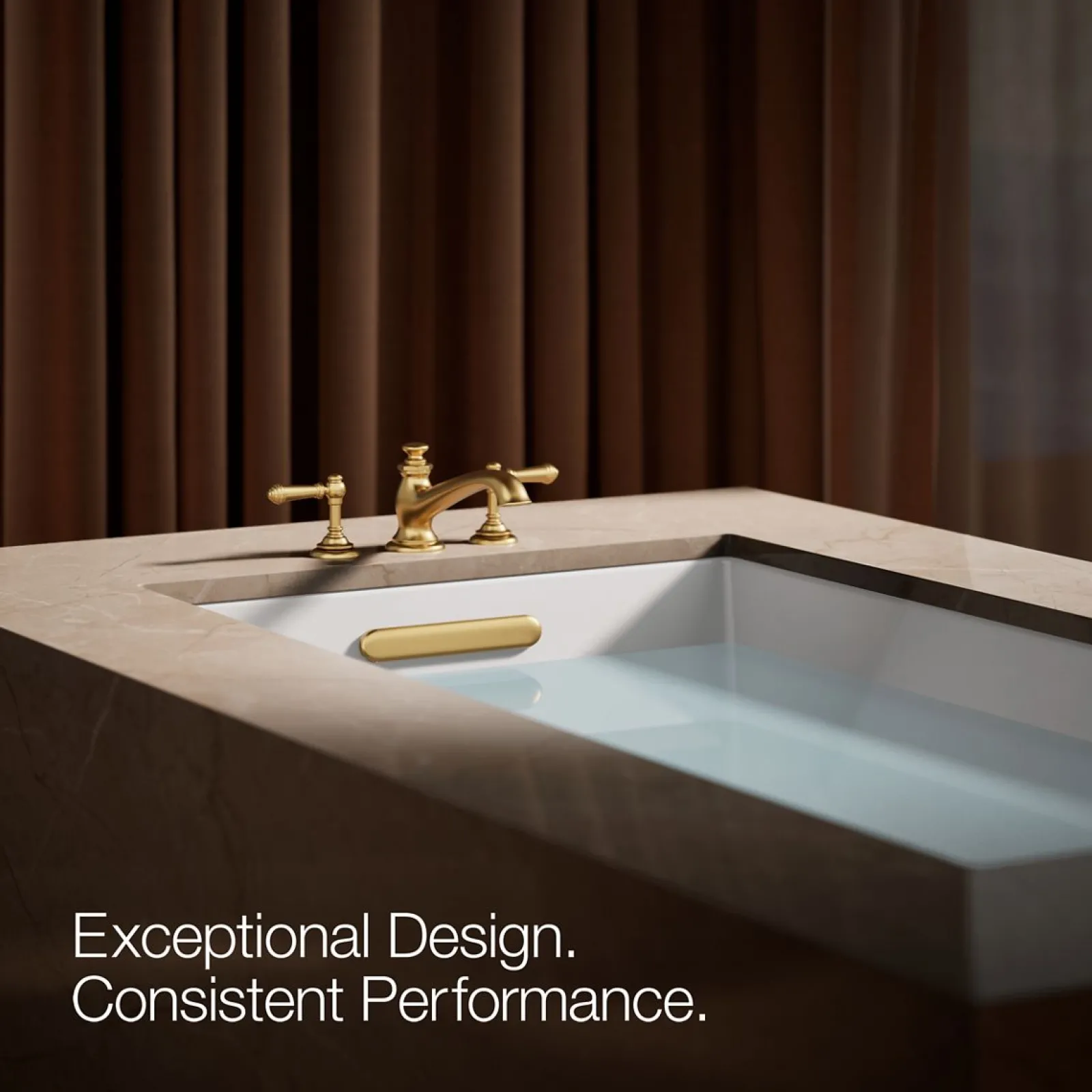Deck-mount bath spout with flare design^Kohler Sale