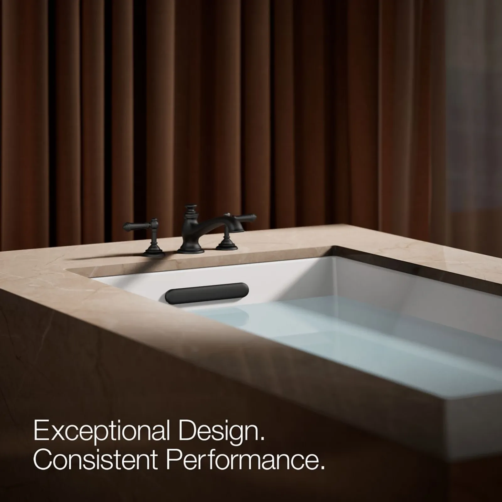 Deck-mount bath spout with flare design^Kohler Sale