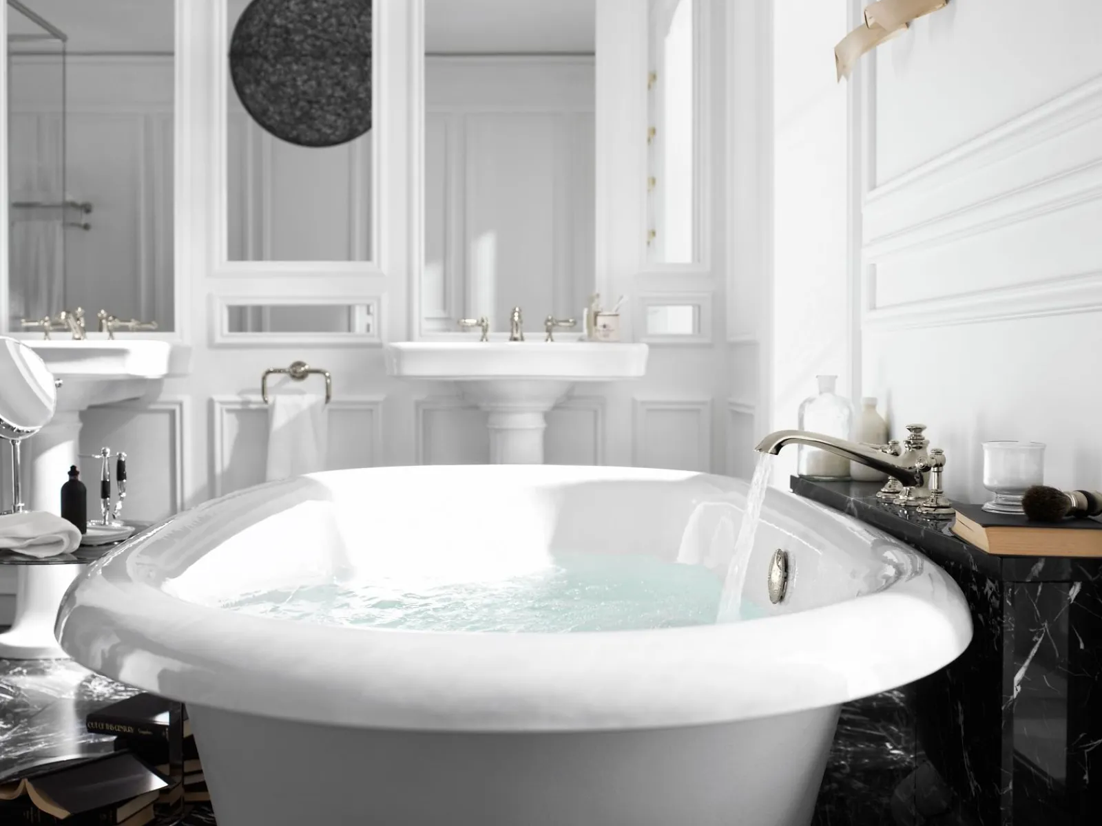 Deck-mount bath spout with flare design^Kohler Sale
