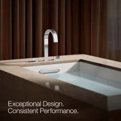 Deck-mount bath spout with Ribbon design^Kohler