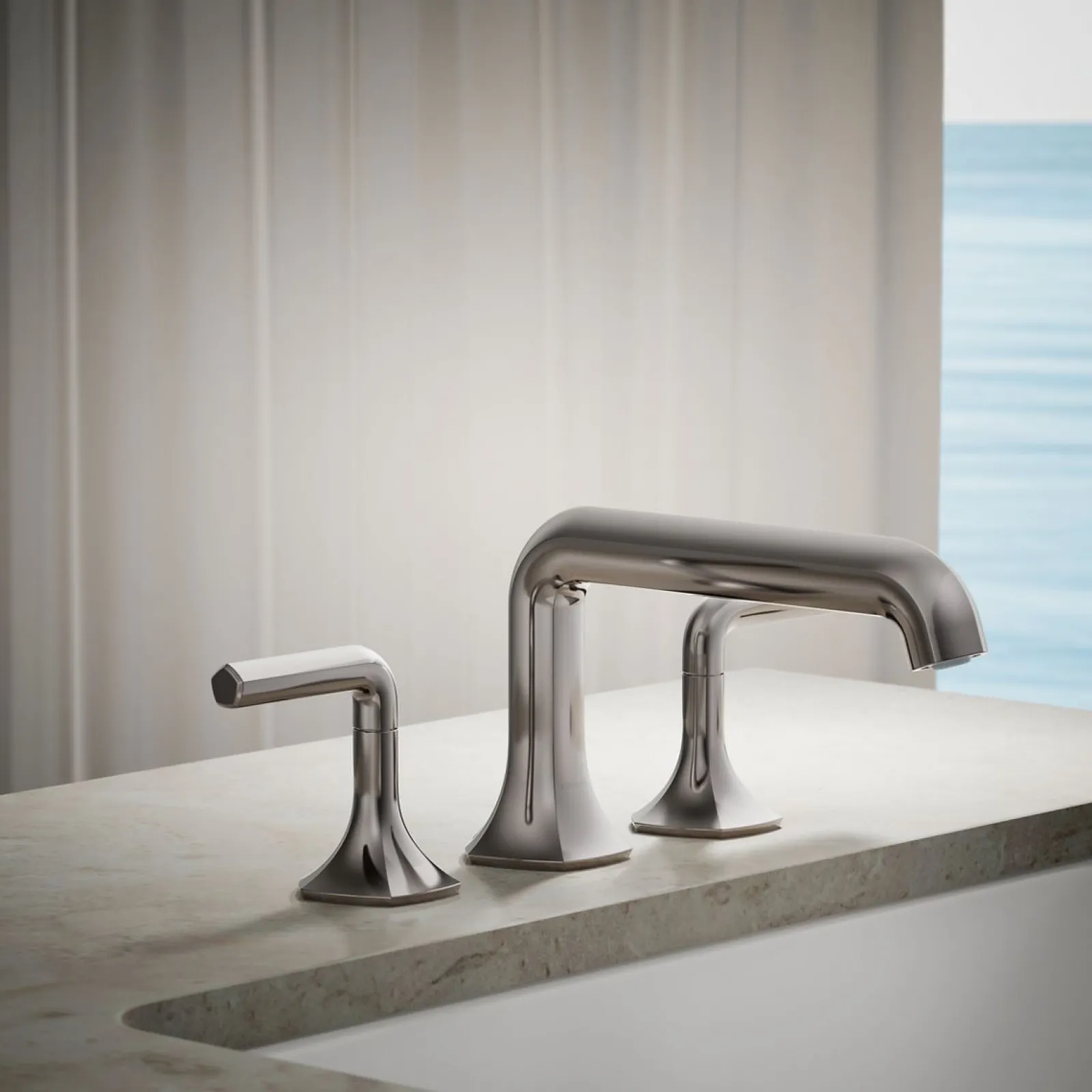 Deck-mount bath spout with Straight design^Kohler New