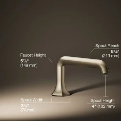 Deck-mount bath spout with Straight design^Kohler New
