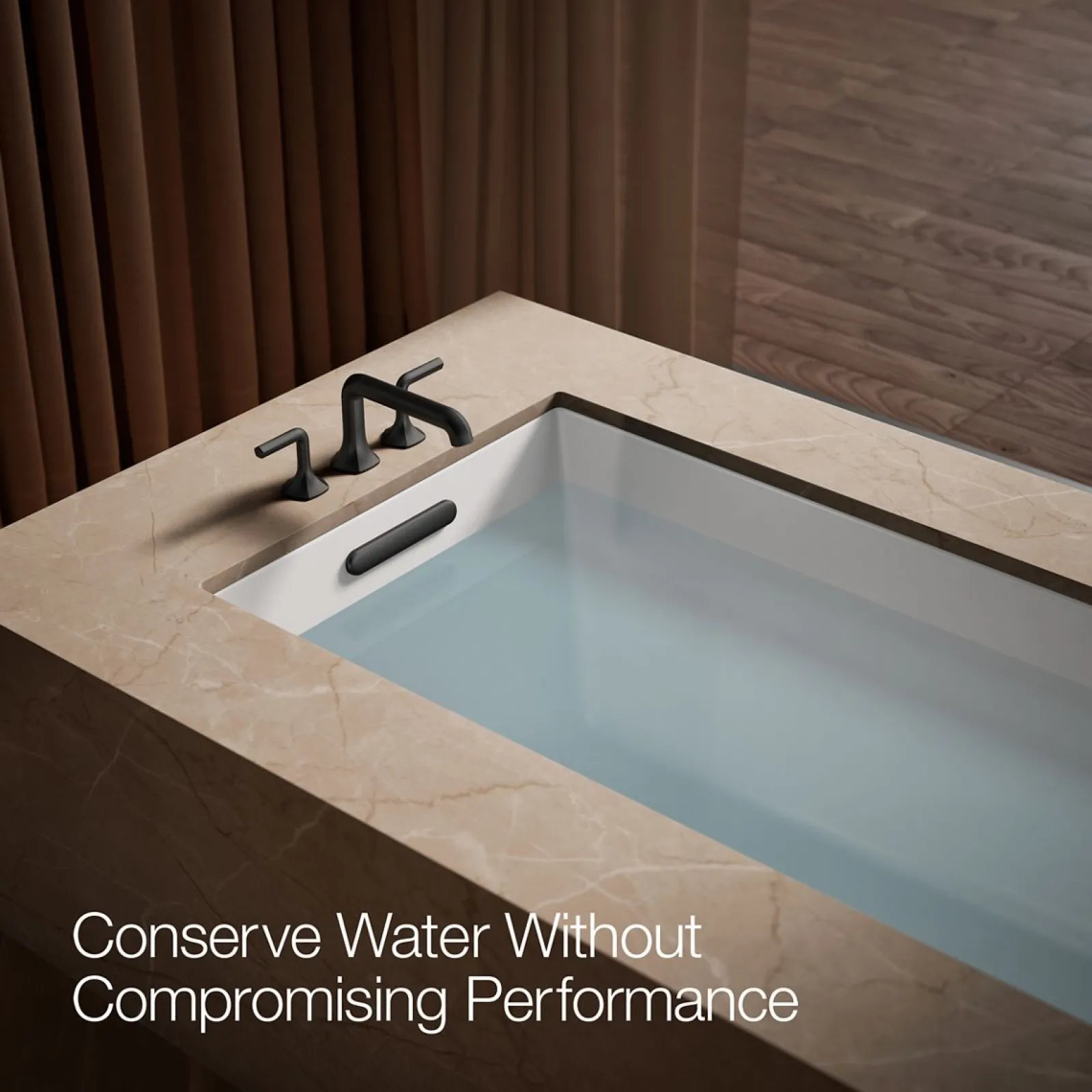 Deck-mount bath spout with Straight design^Kohler New