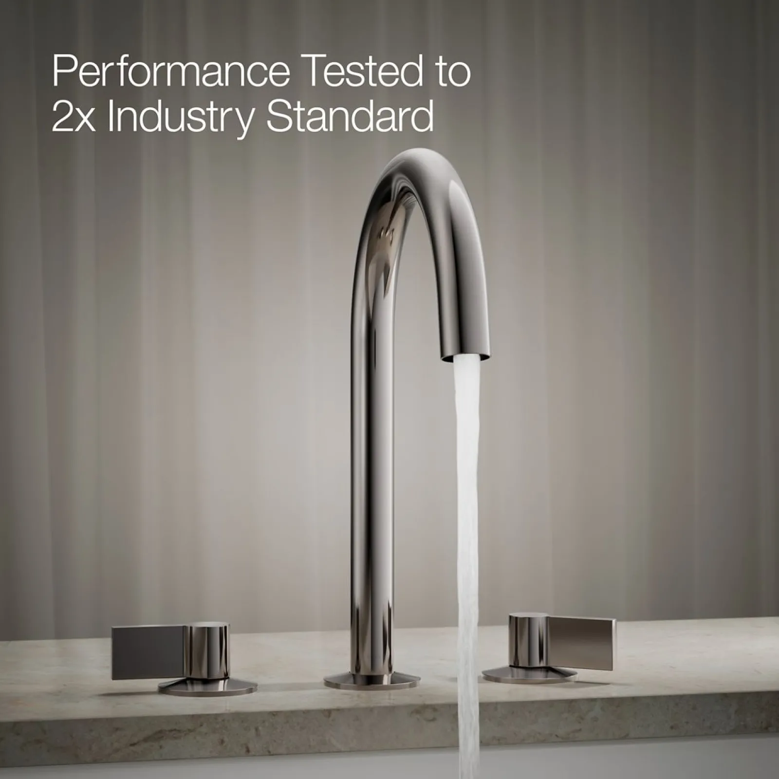 Deck-mount bath spout with Tube design^Kohler
