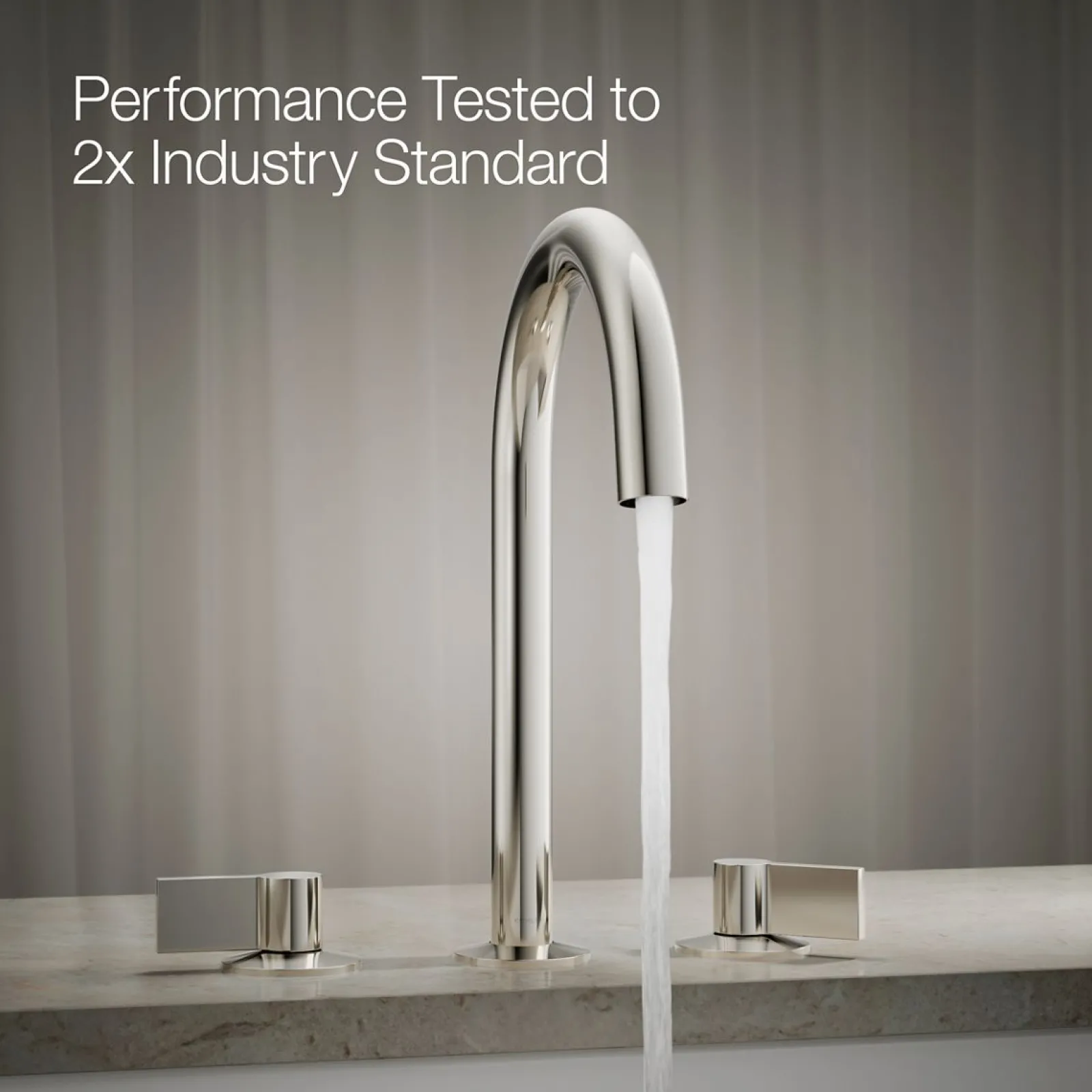 Deck-mount bath spout with Tube design^Kohler