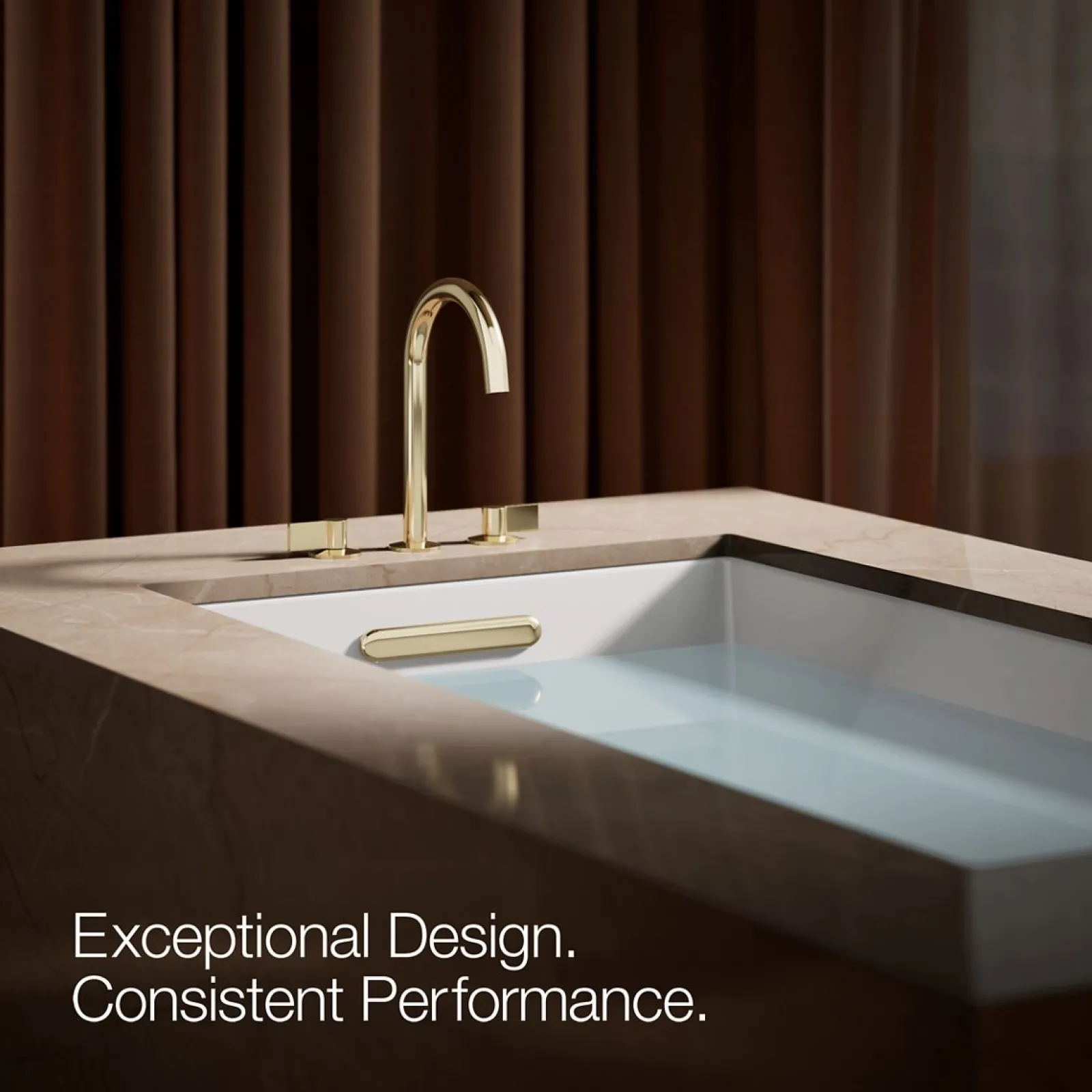 Deck-mount bath spout with Tube design^Kohler