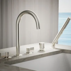 Deck-mount handshower holder and two-way diverter valve^Kohler New