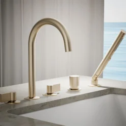 Deck-mount handshower holder and two-way diverter valve^Kohler New