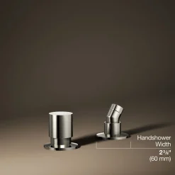 Deck-mount handshower holder and two-way diverter valve^Kohler New