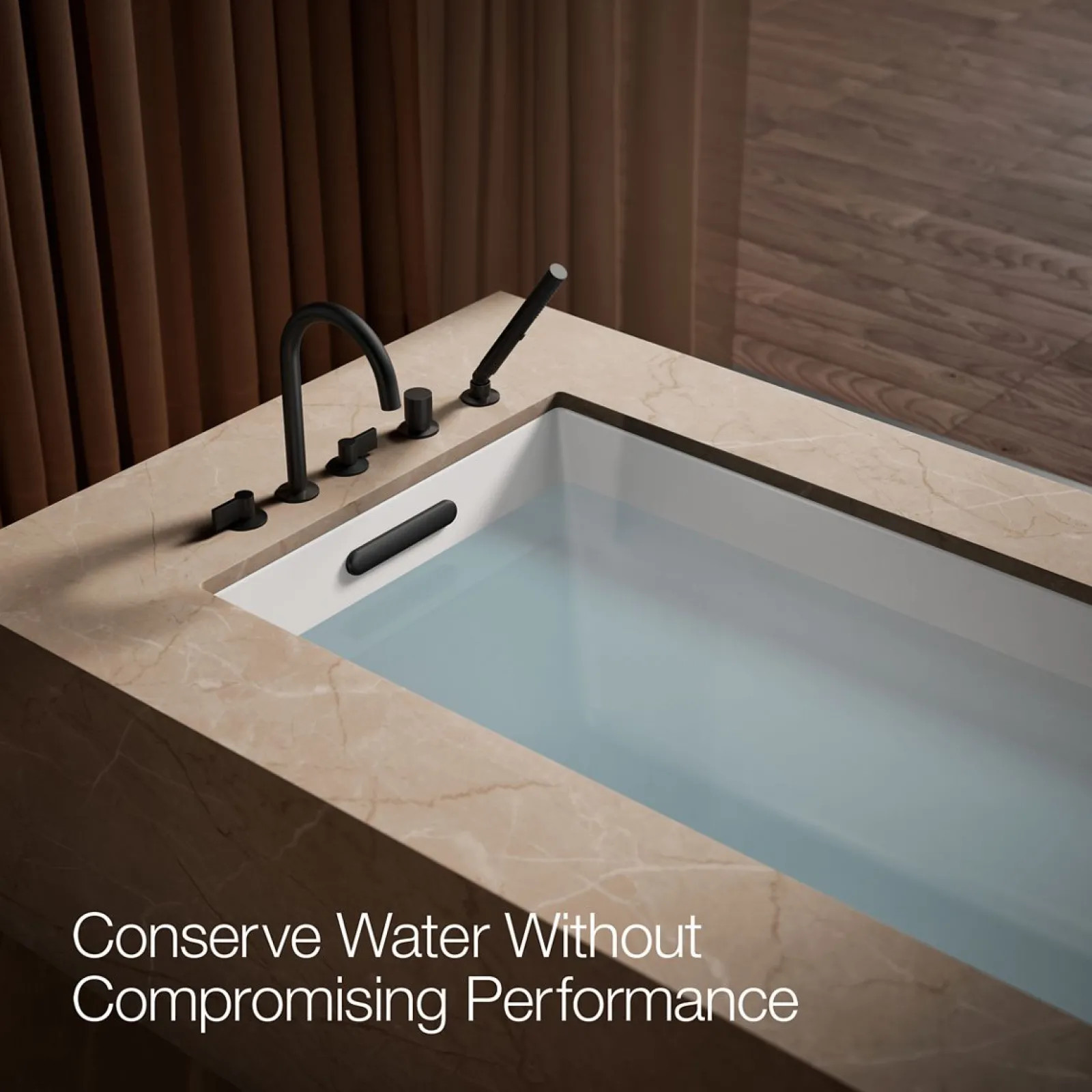 Deck-mount handshower holder and two-way diverter valve^Kohler New