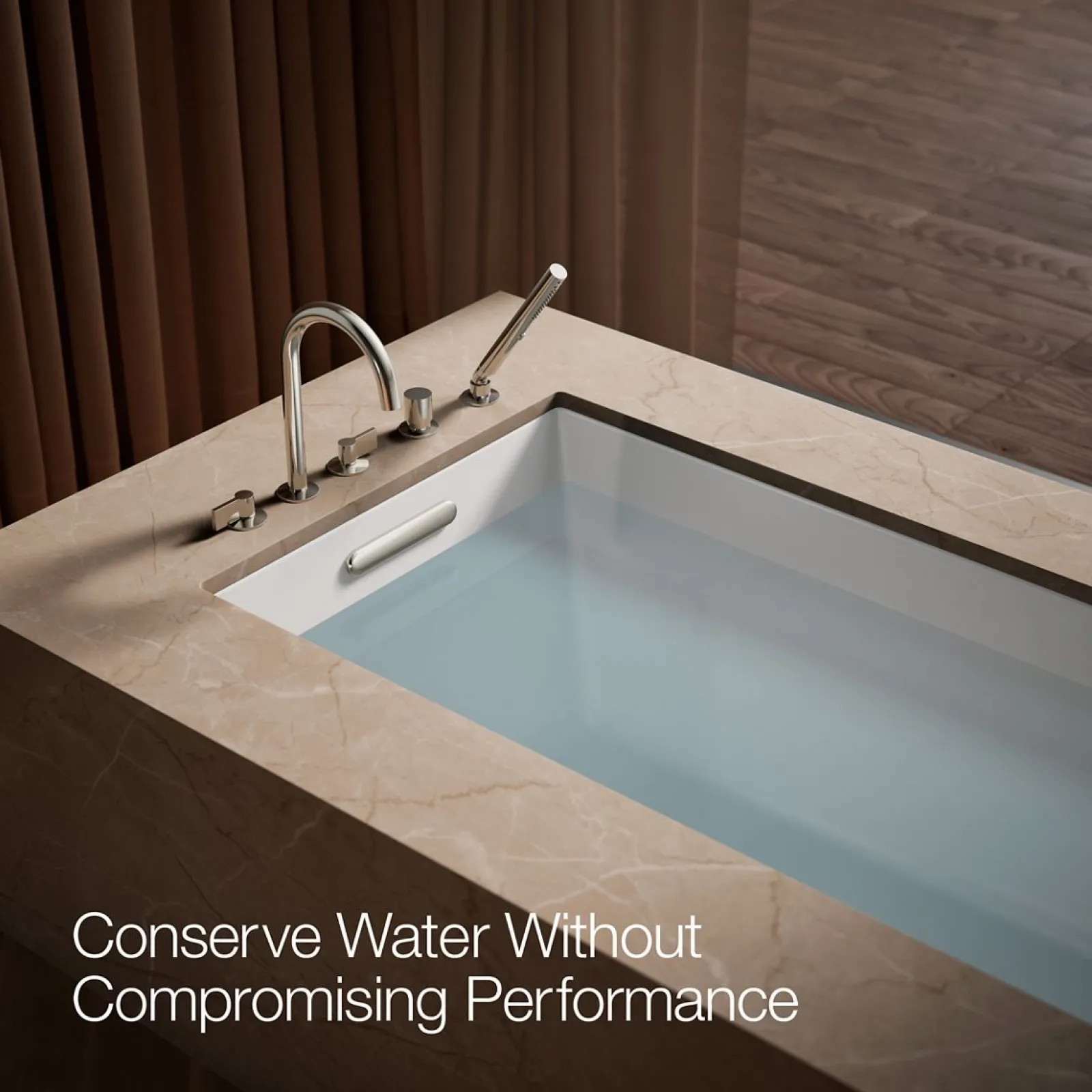 Deck-mount handshower holder and two-way diverter valve^Kohler New